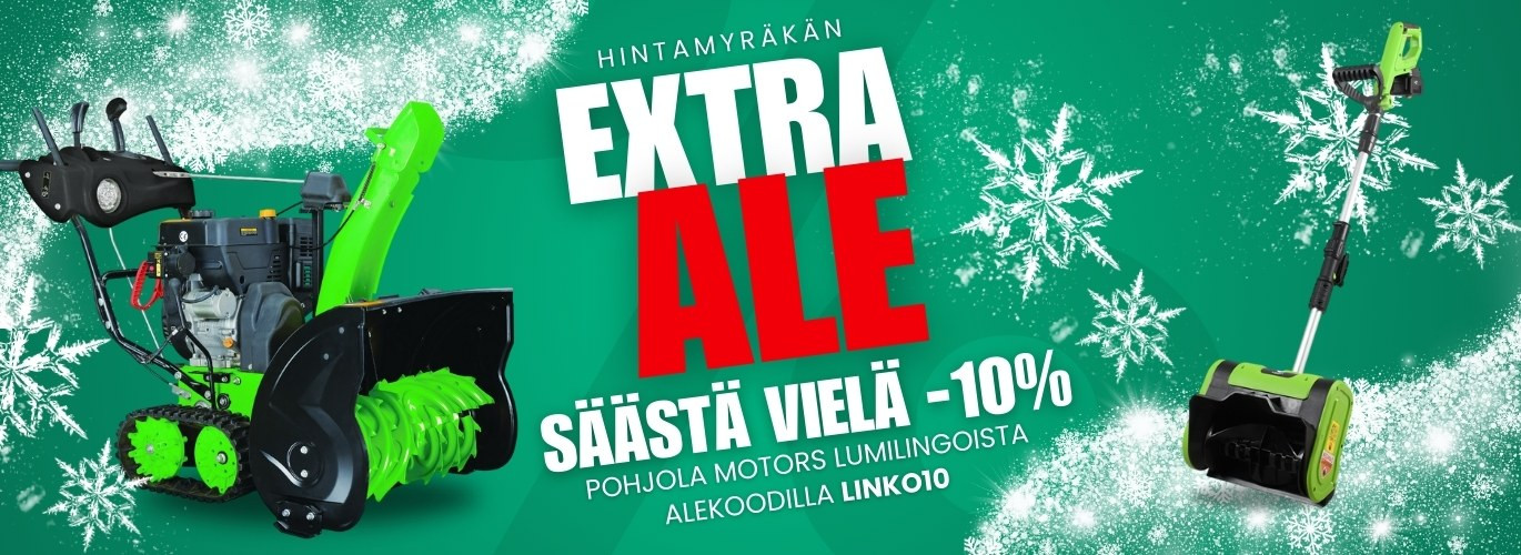 Lumilingot jopa -36% + 10% EXTRA-ALE alekoodilla LINKO10